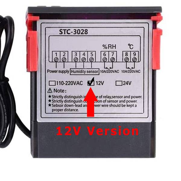 STC-3028 Image: 12V DC version mark