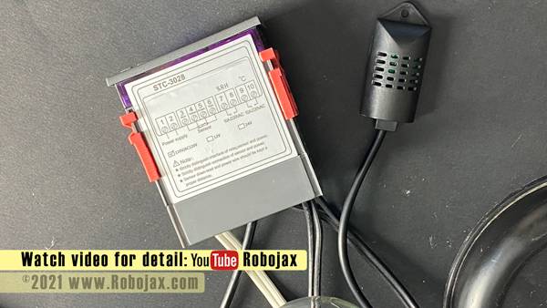STC-3028 Image: top view with sensor connected