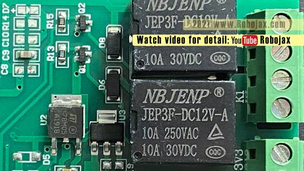 STC-3028 Image: Opened module showing relays