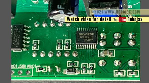 STC-3028 Image: Newvoton Microcontroller N76E00