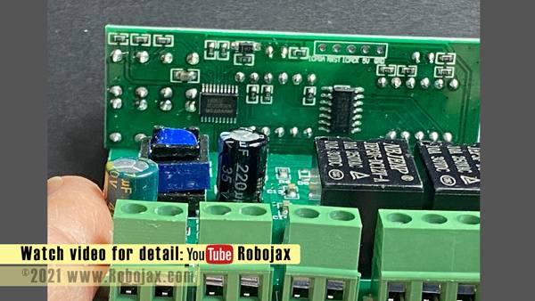STC-3028 Image: Opened module view from the back