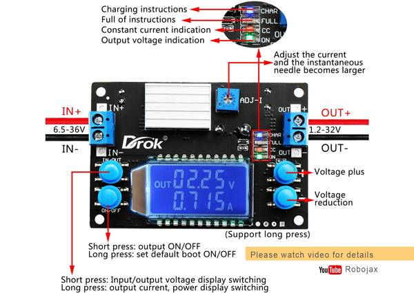 ZK-5JX 5A Buck Converter: Main