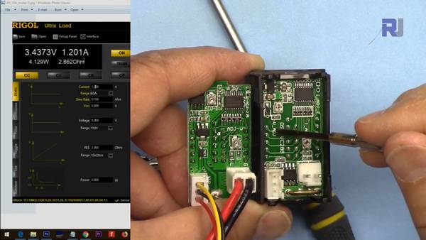 100V 10A DC LED Current Voltage Meter: Comparing two of the same modules