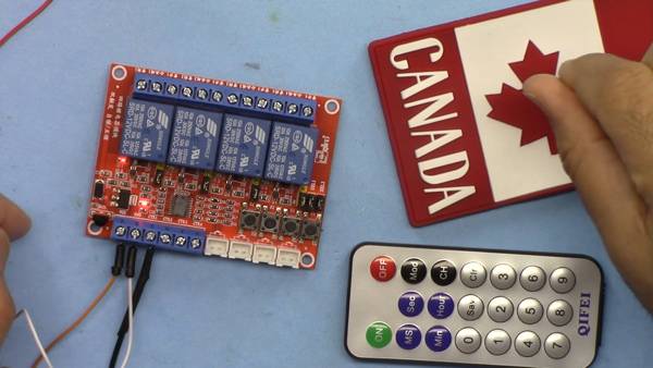 QIFEI 4 channel Relay: 