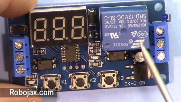 12V LED Relay Delay Timer: Main view